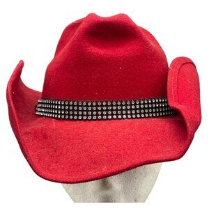 joe bill miller red western cow boy hat michael howard wool costume theater READ